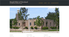 Desktop Screenshot of masjidbilalofcleveland.org